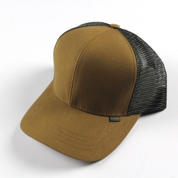 Filson Other - New Filson Spell Out Logger Mesh Cap Hat Tan Green